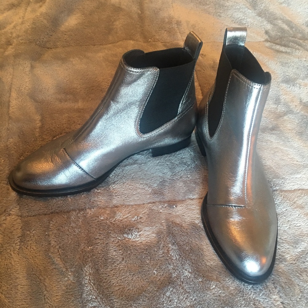 Rag & Bone silver boots. Size 37.5 European. New